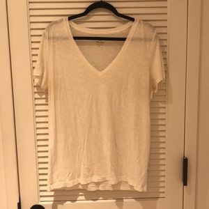 White JCrew Tee